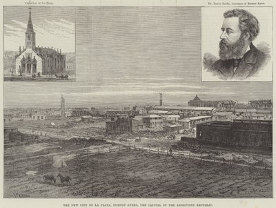 De Nieuwe Stad La Plate, Buenos Ayres, de Hoofdstad van de Argentijnse Republiek door Frank Watkins